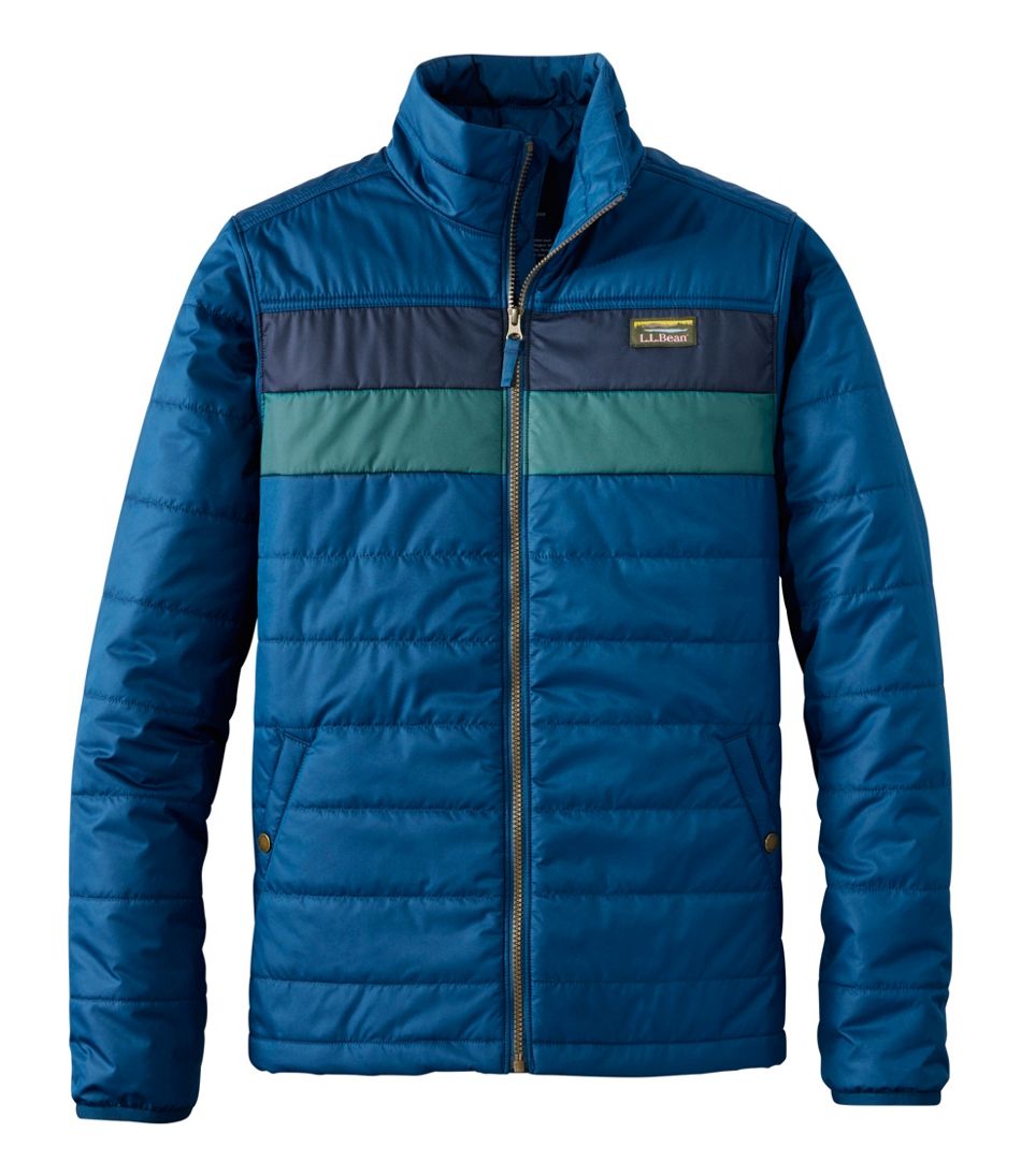 Men's Mountain Classic Puffer Jacket, Colorblock - L.L.Bean Popular