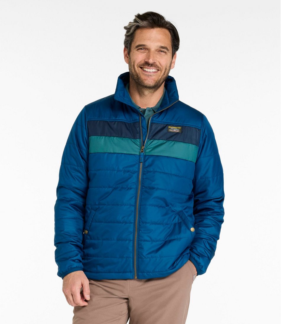 Men's Mountain Classic Puffer Jacket, Colorblock - L.L.Bean Popular