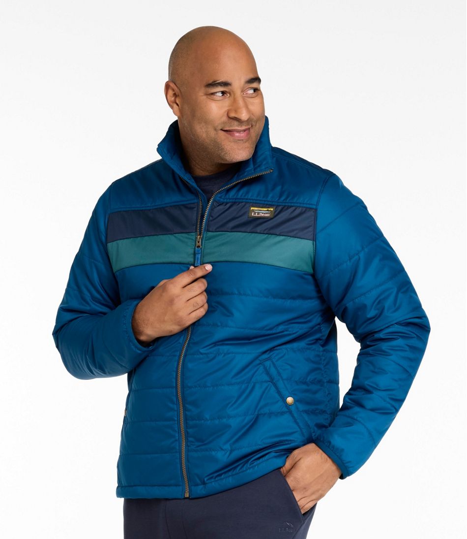 Men's Mountain Classic Puffer Jacket, Colorblock - L.L.Bean Popular