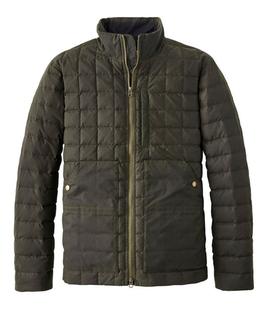 Men's L.L.Bean Upcountry Waxed Cotton Down Sweater - L.L.Bean Best Seller