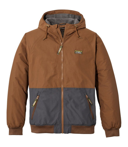 Men's Insulated 3-Season Bomber Hooded Jacket, Colorblock - L.L.Bean Recommended