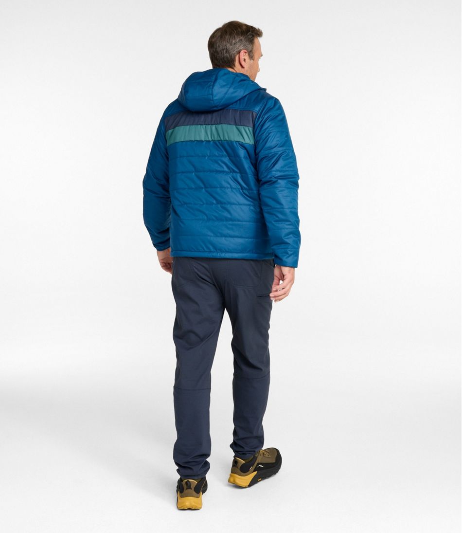 Men's Mountain Classic Puffer Hooded Jacket, Colorblock - L.L.Bean Exclusive