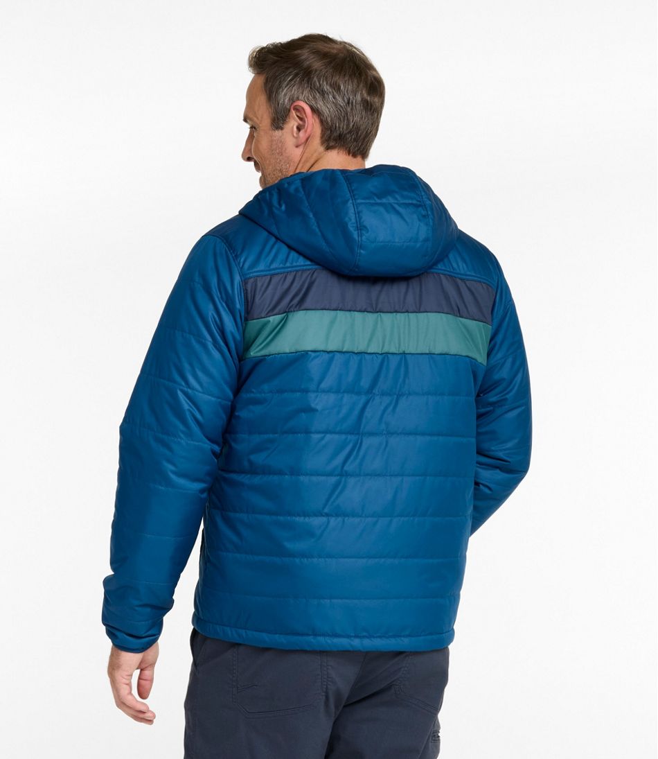 Men's Mountain Classic Puffer Hooded Jacket, Colorblock - L.L.Bean Exclusive