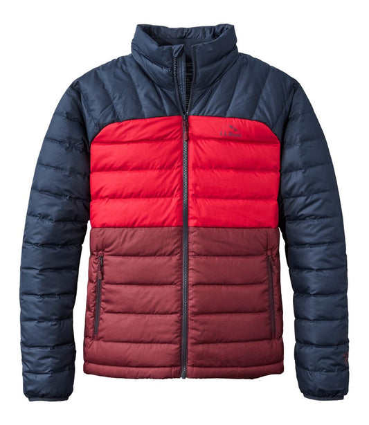 Men's Bean's Down Jacket, Colorblock - L.L.Bean Classic