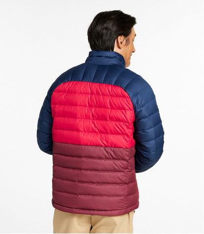 Men's Bean's Down Jacket, Colorblock - L.L.Bean Classic