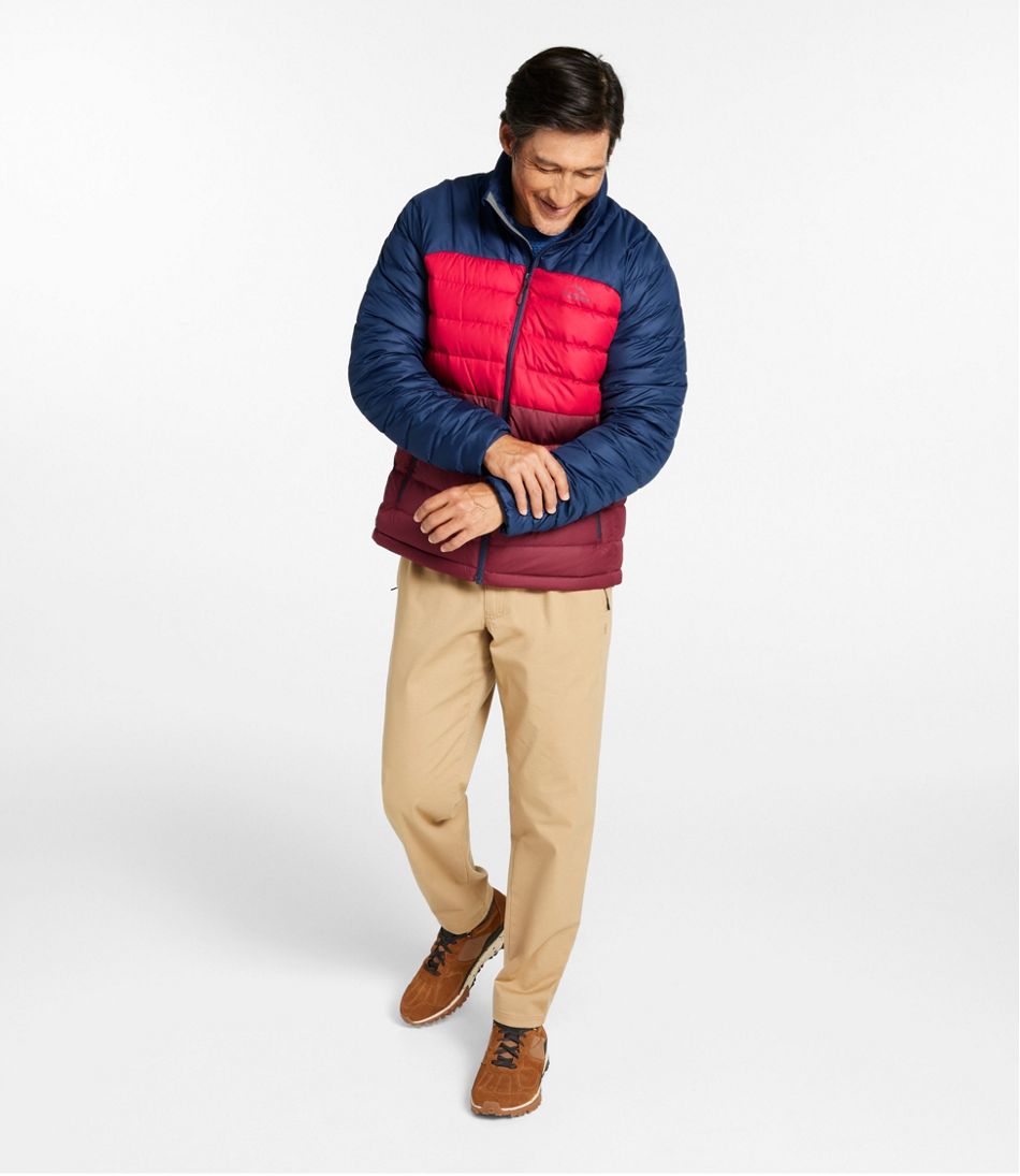Men's Bean's Down Jacket, Colorblock - L.L.Bean Classic