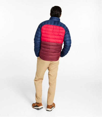Men's Bean's Down Jacket, Colorblock - L.L.Bean Classic
