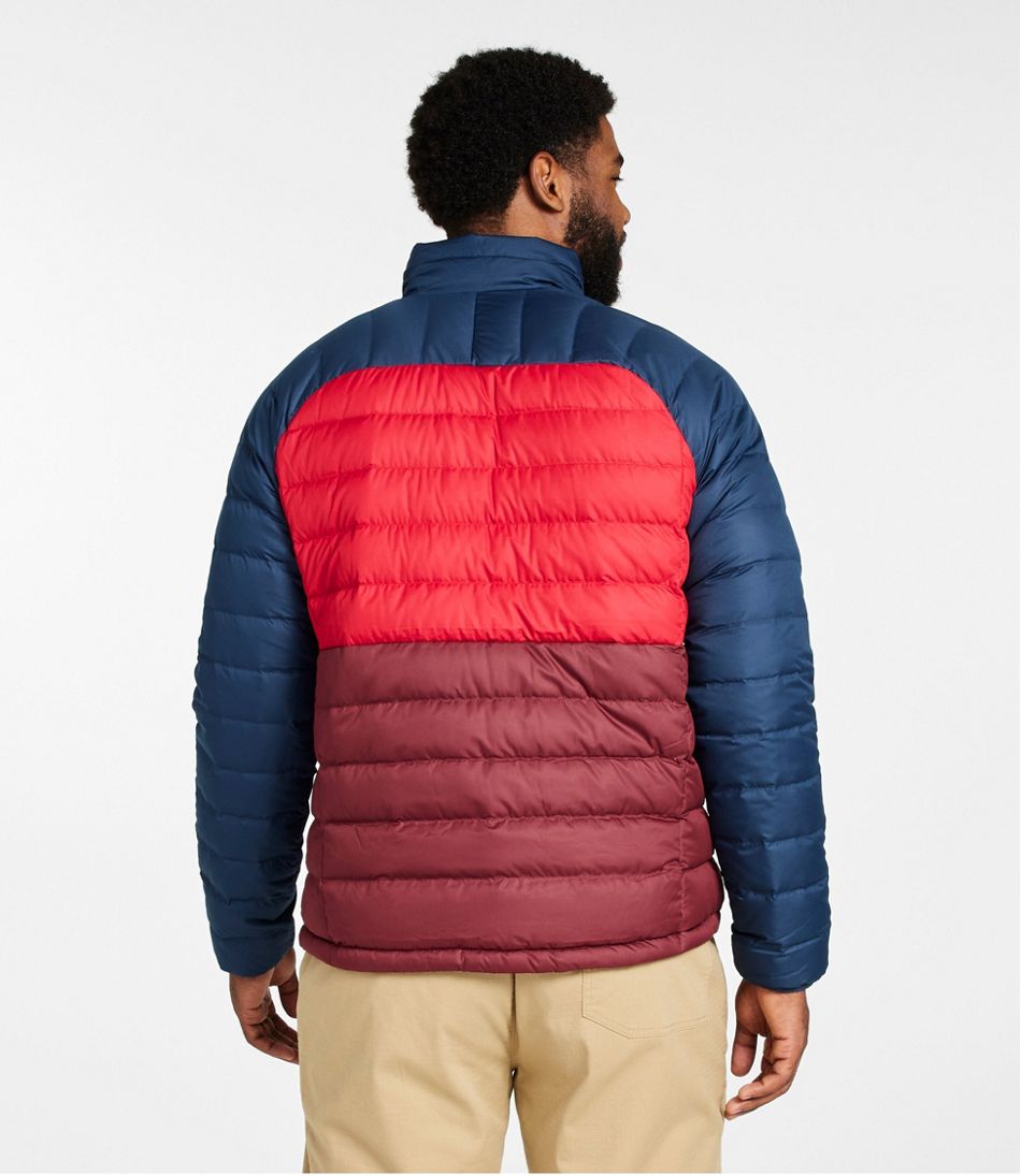 Men's Bean's Down Jacket, Colorblock - L.L.Bean Classic