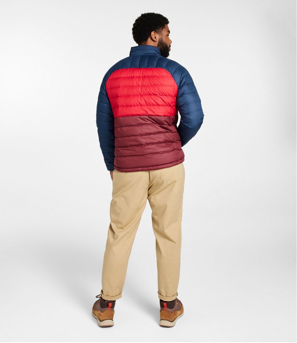 Men's Bean's Down Jacket, Colorblock - L.L.Bean Classic