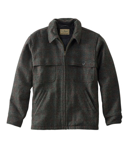 Men's Maine Guide Zip-Front Jac-Shirt with PrimaLoft, Plaid - L.L.Bean Value
