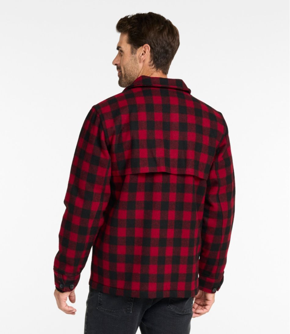 Men's Maine Guide Zip-Front Jac-Shirt with PrimaLoft, Plaid - L.L.Bean Value