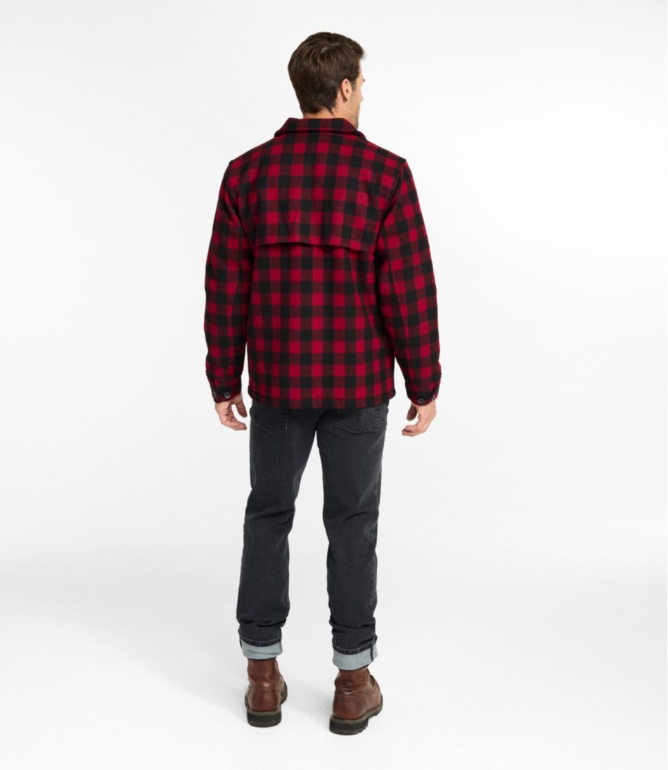 Men's Maine Guide Zip-Front Jac-Shirt with PrimaLoft, Plaid - L.L.Bean Value