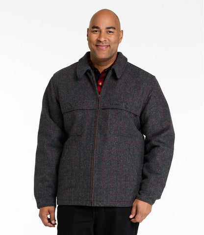 Men's Maine Guide Zip-Front Jac-Shirt with PrimaLoft, Plaid - L.L.Bean Value