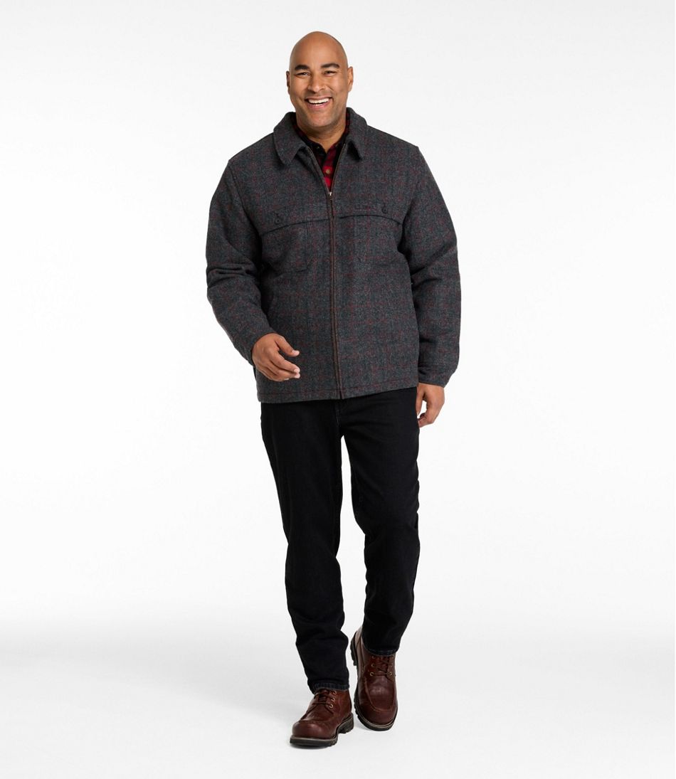 Men's Maine Guide Zip-Front Jac-Shirt with PrimaLoft, Plaid - L.L.Bean Value