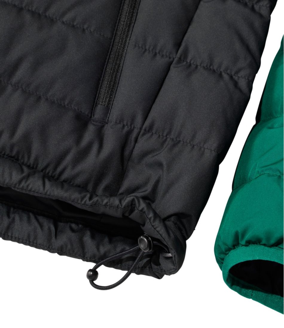 Men's Bean's Down Hooded Jacket, Colorblock - L.L.Bean Quality