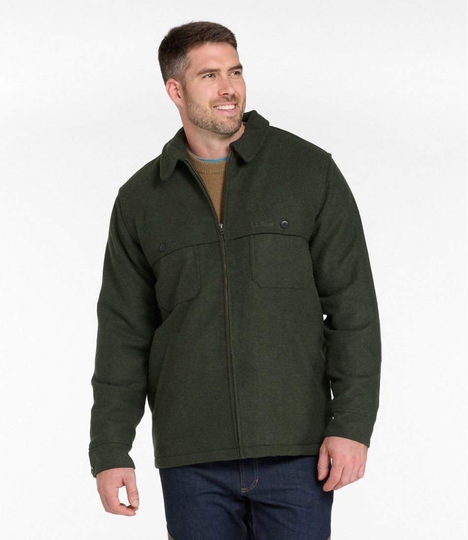 Men's Maine Guide Zip-Front Jac-Shirt with PrimaLoft - L.L.Bean Trusted