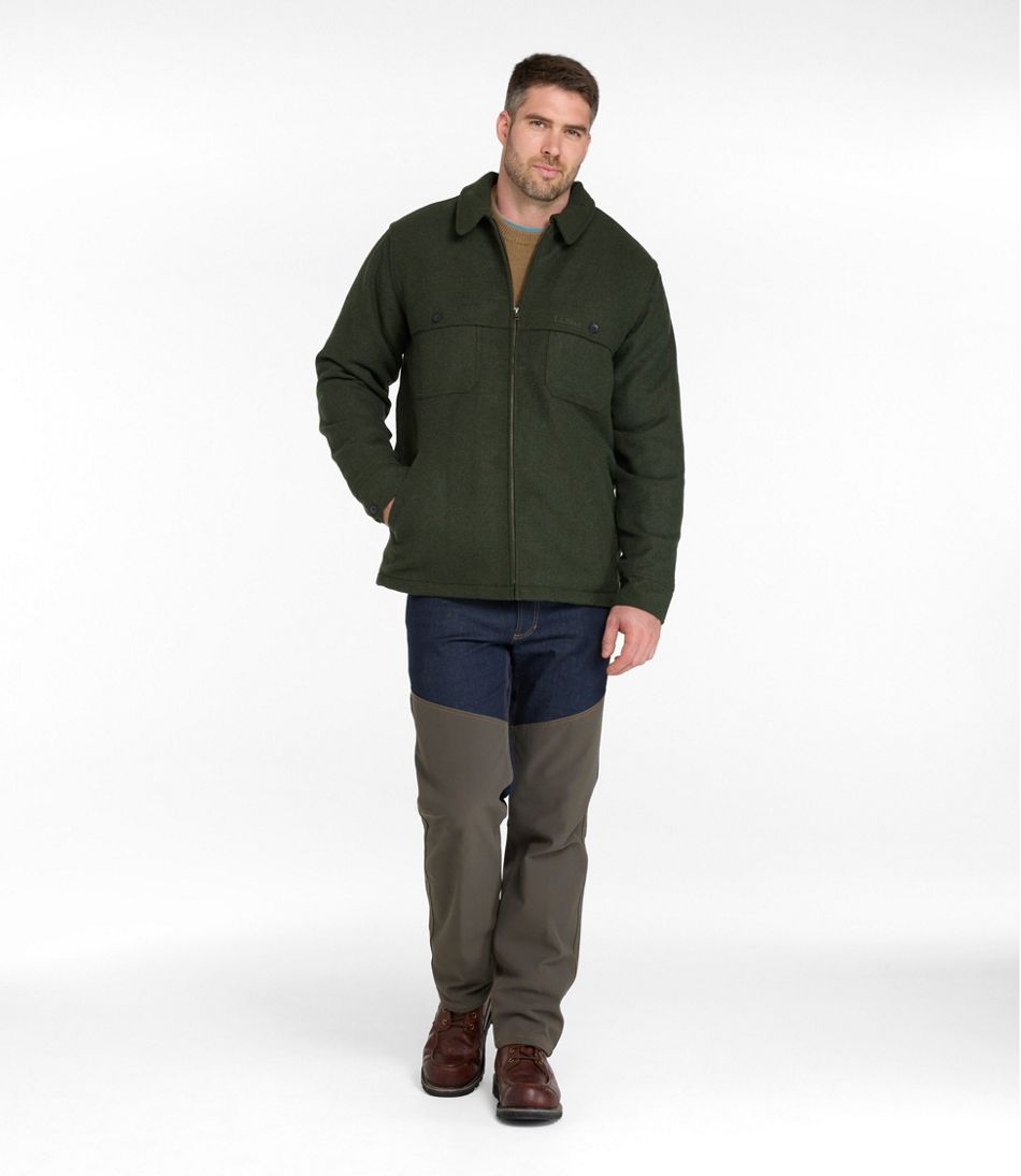 Men's Maine Guide Zip-Front Jac-Shirt with PrimaLoft - L.L.Bean Trusted