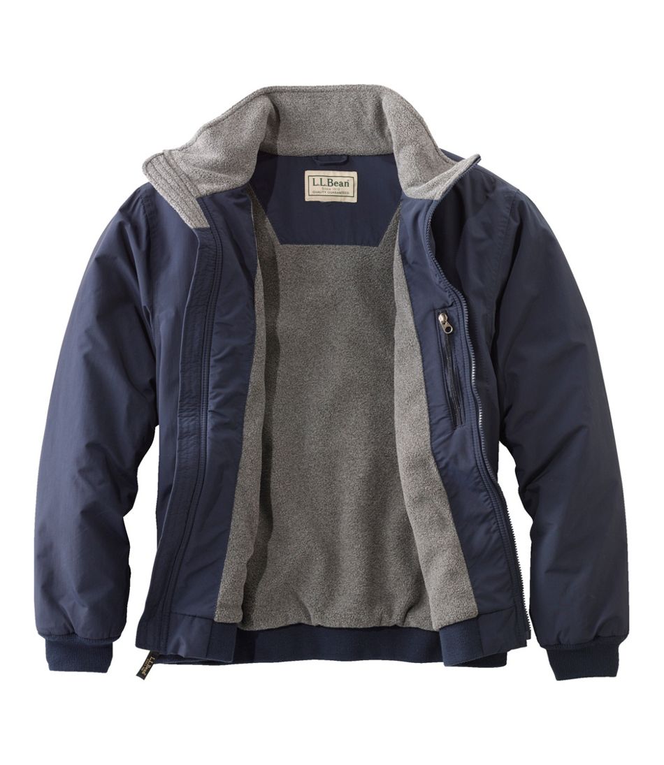 Men's Warm-Up Jacket, Fleece Lined - L.L.Bean Customer Favorite