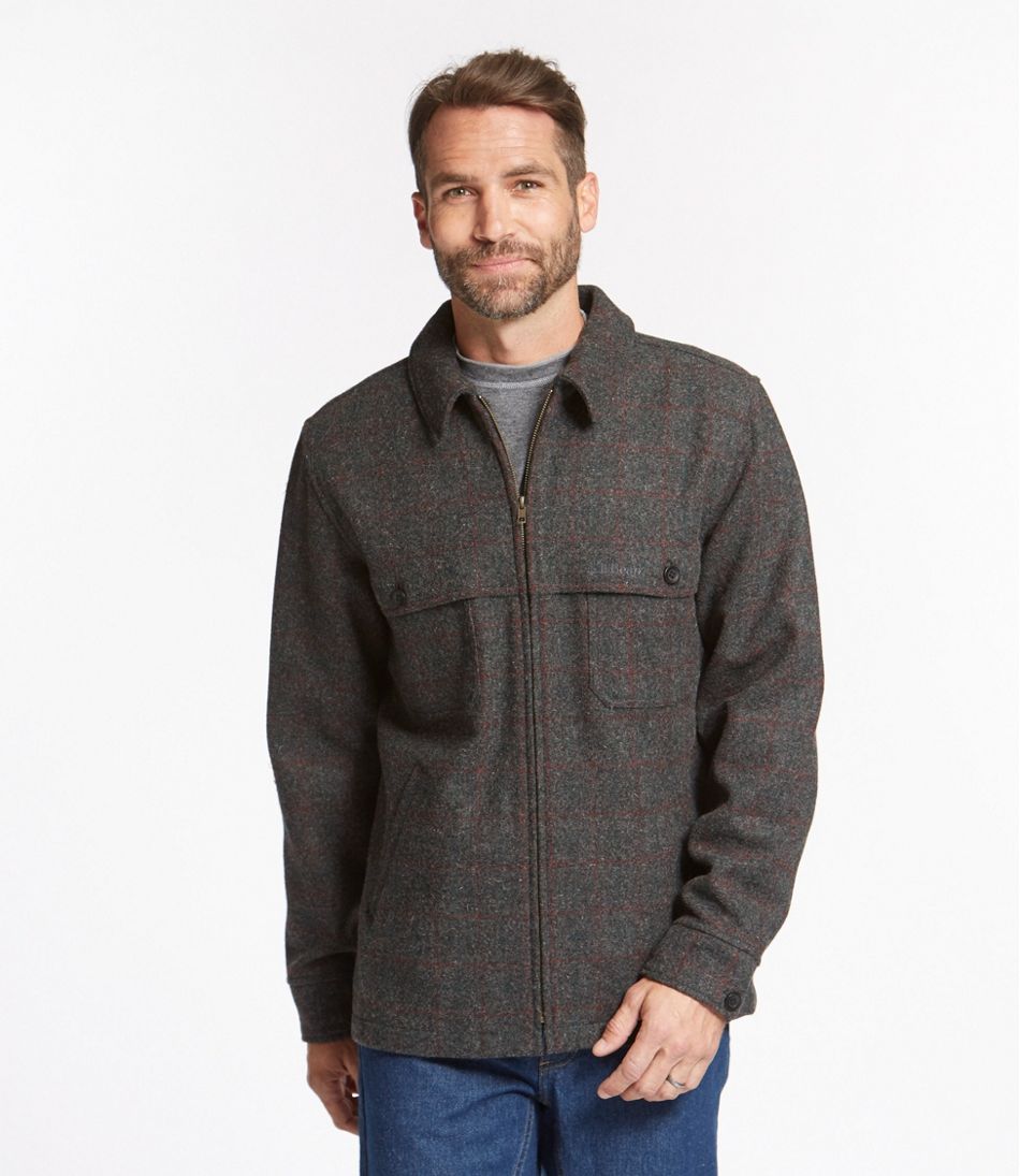 Men's Maine Guide Zip-Front Jac-Shirt, Plaid - L.L.Bean Essential