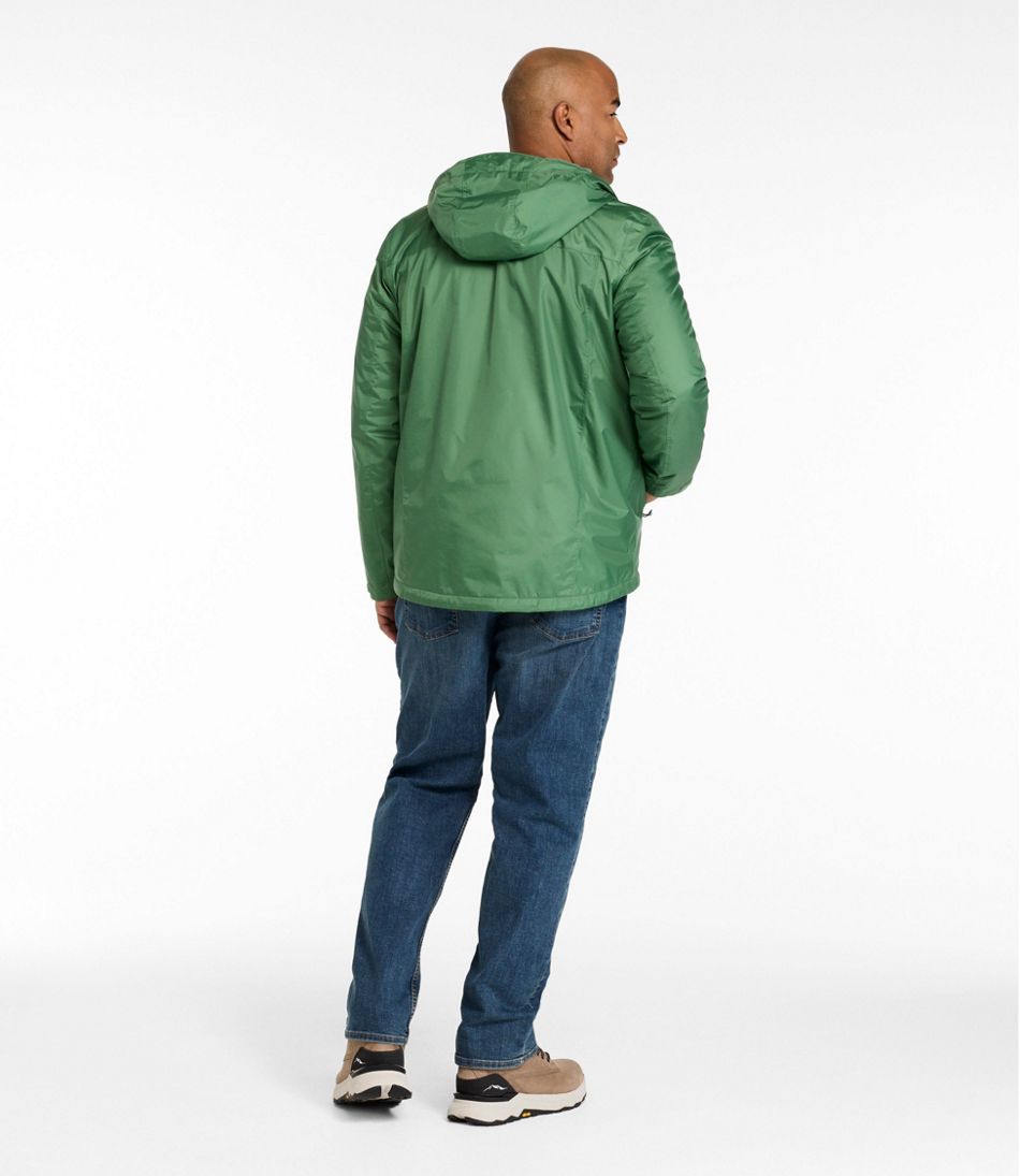 Men's Trail Model Rain Jacket, Fleece-Lined - L.L.Bean Popular
