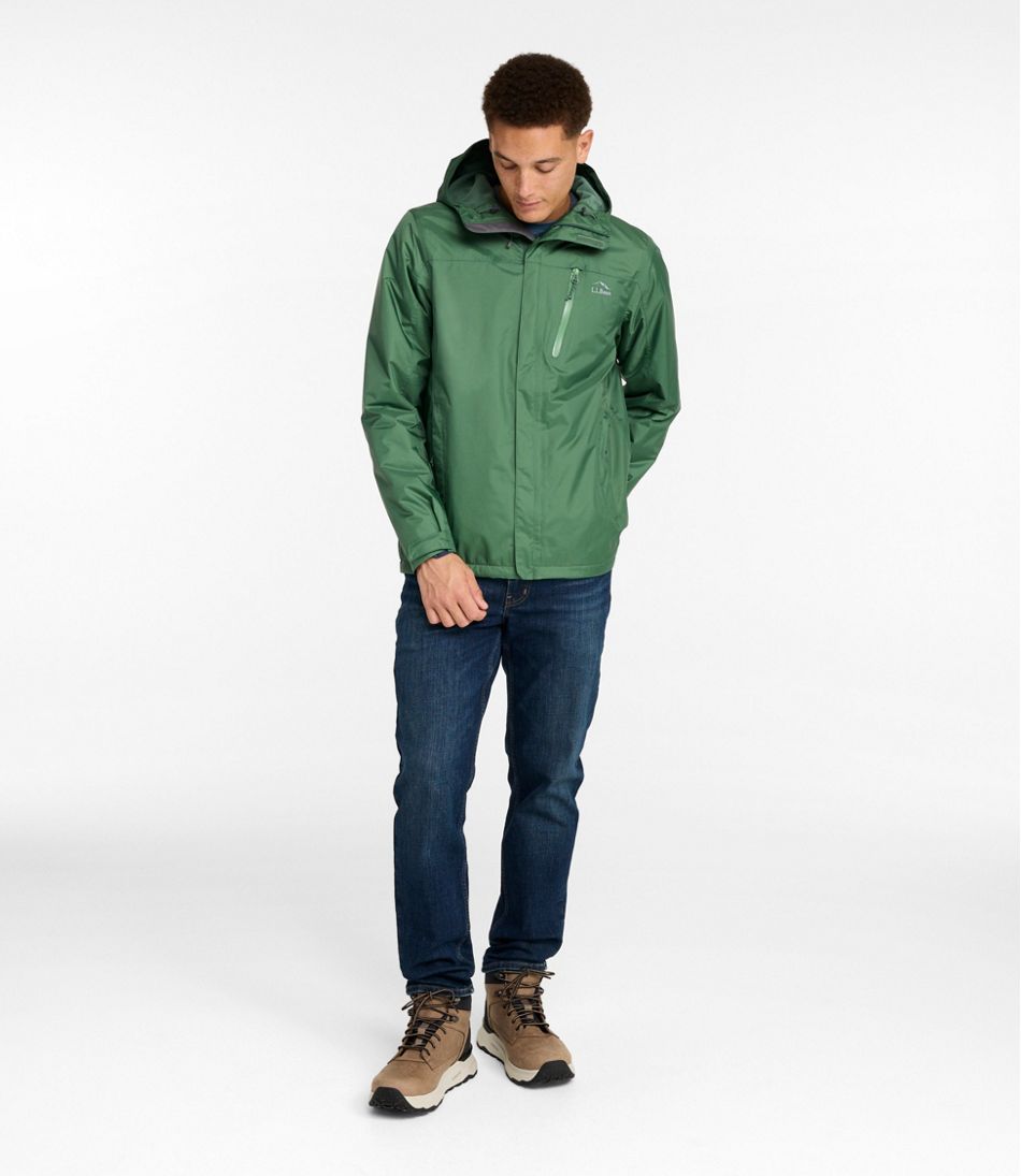 Men's Trail Model Rain Jacket, Fleece-Lined - L.L.Bean Popular