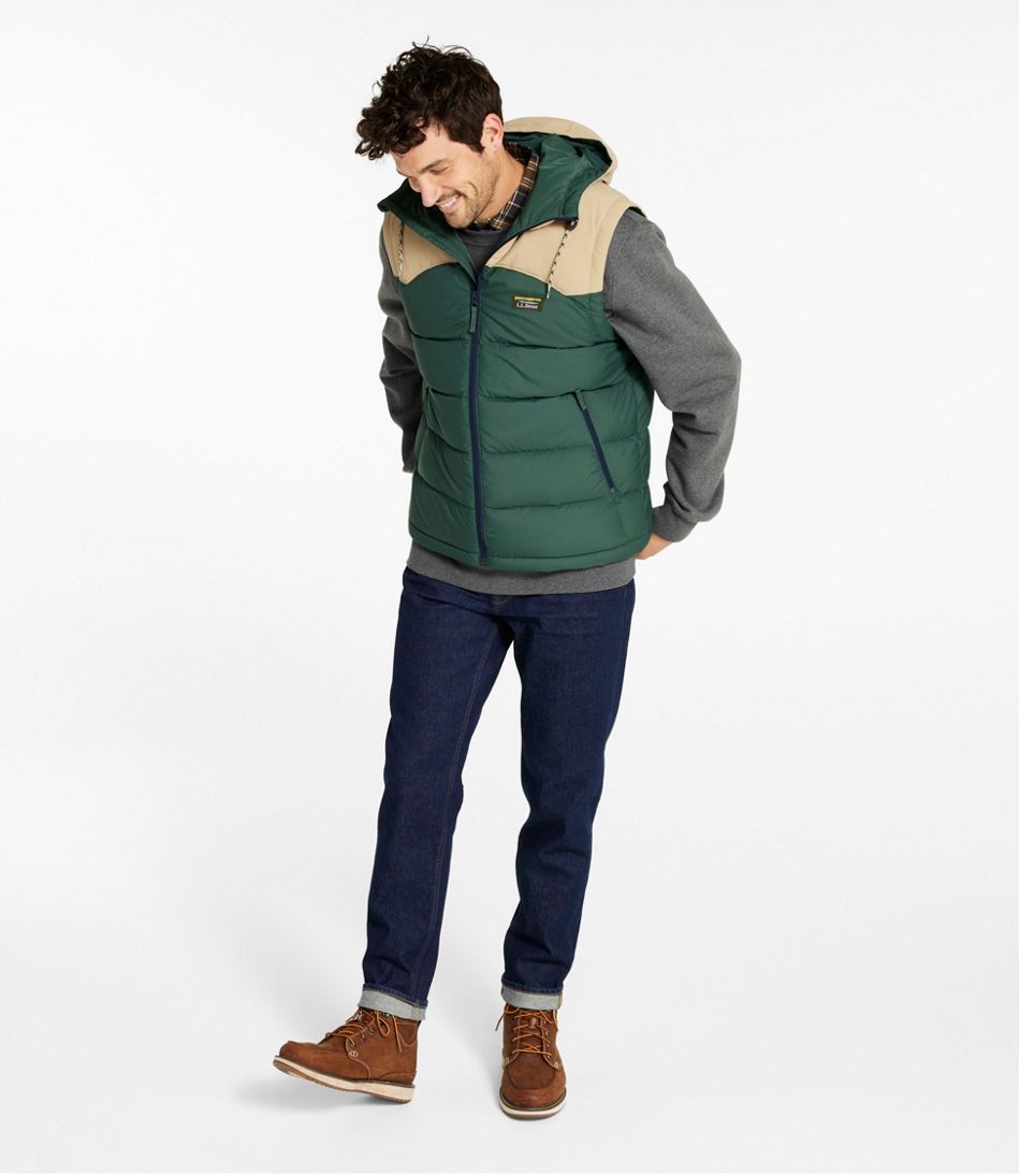 Men's Mountain Classic Hooded Down Vest - L.L.Bean Premium