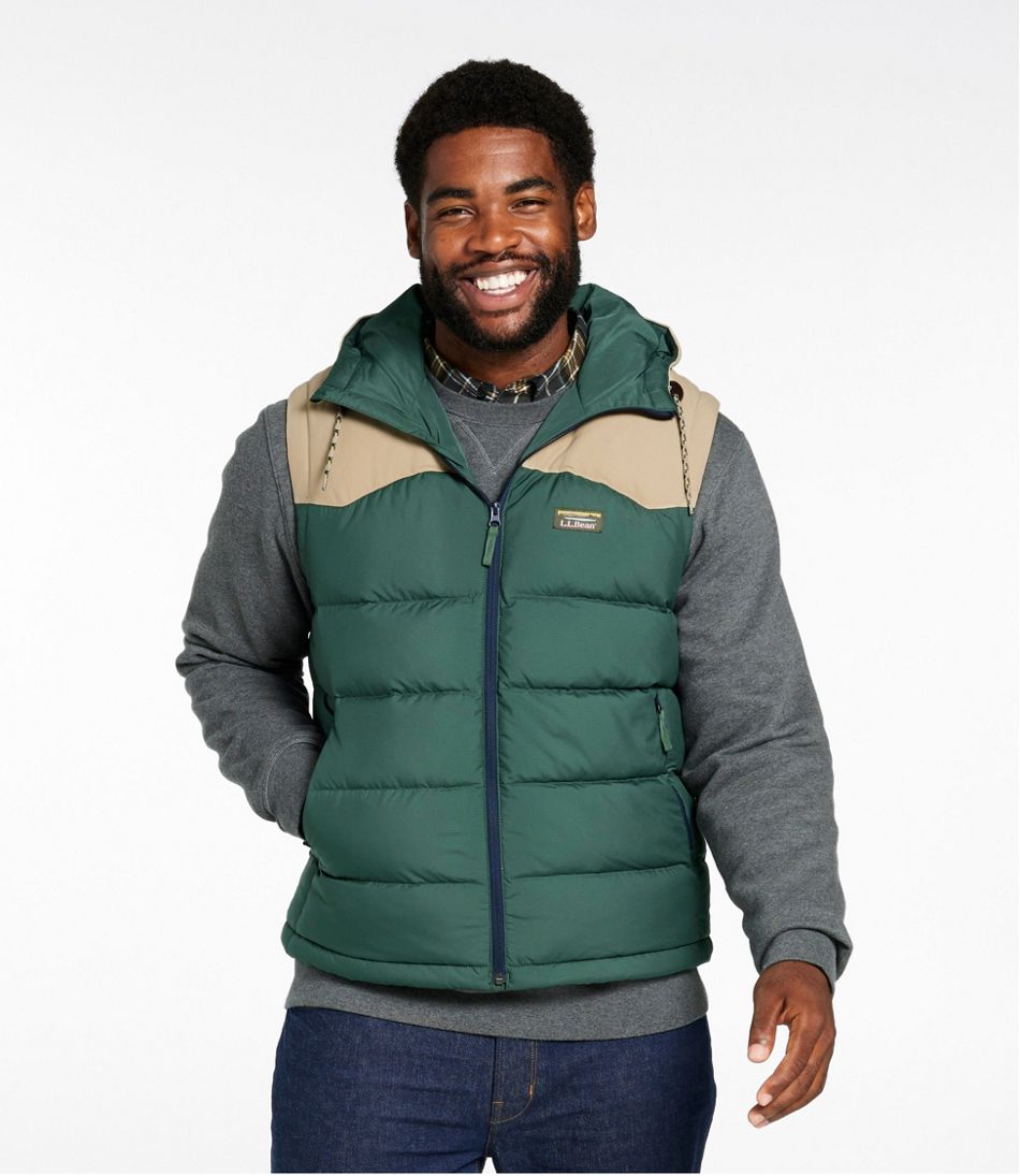 Men's Mountain Classic Hooded Down Vest - L.L.Bean Premium