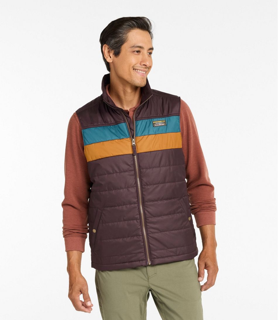 Men's Mountain Classic Puffer Vest, Colorblock - L.L.Bean Featured