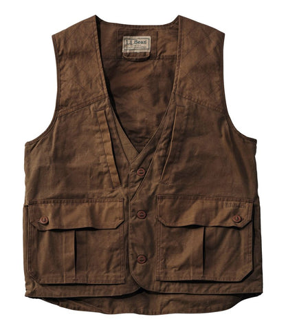 Men's Double L Waxed-Cotton Upland Vest - L.L.Bean Popular