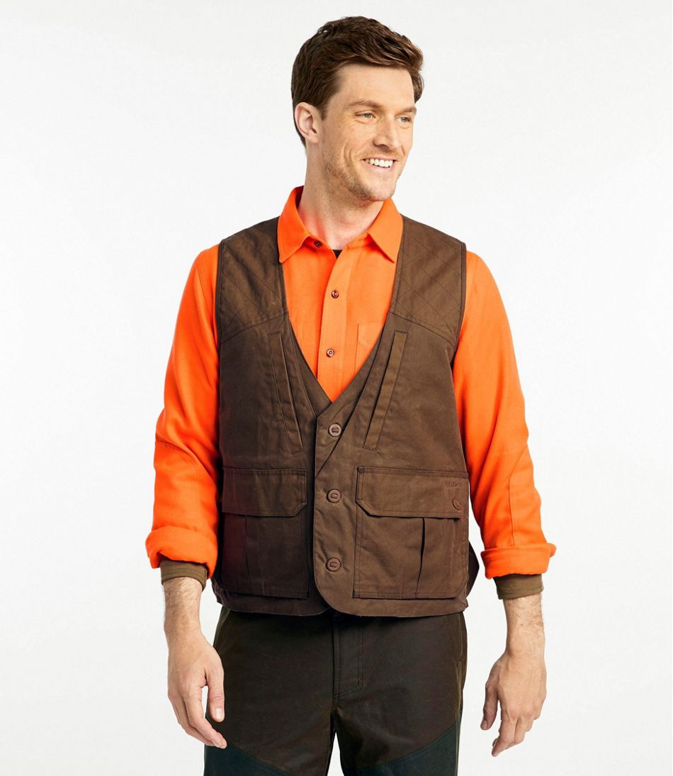 Men's Double L Waxed-Cotton Upland Vest - L.L.Bean Popular