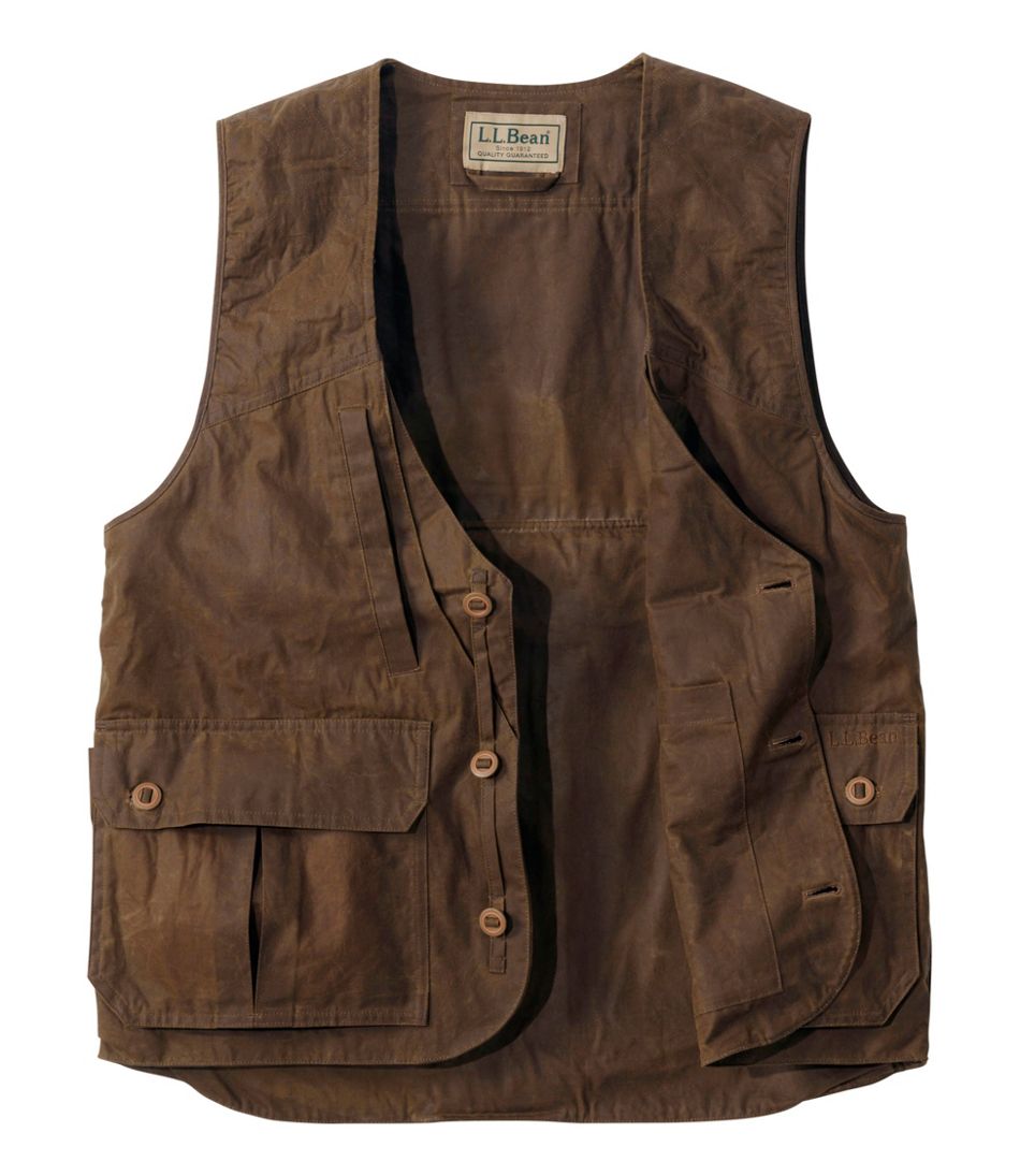 Men's Double L Waxed-Cotton Upland Vest - L.L.Bean Popular