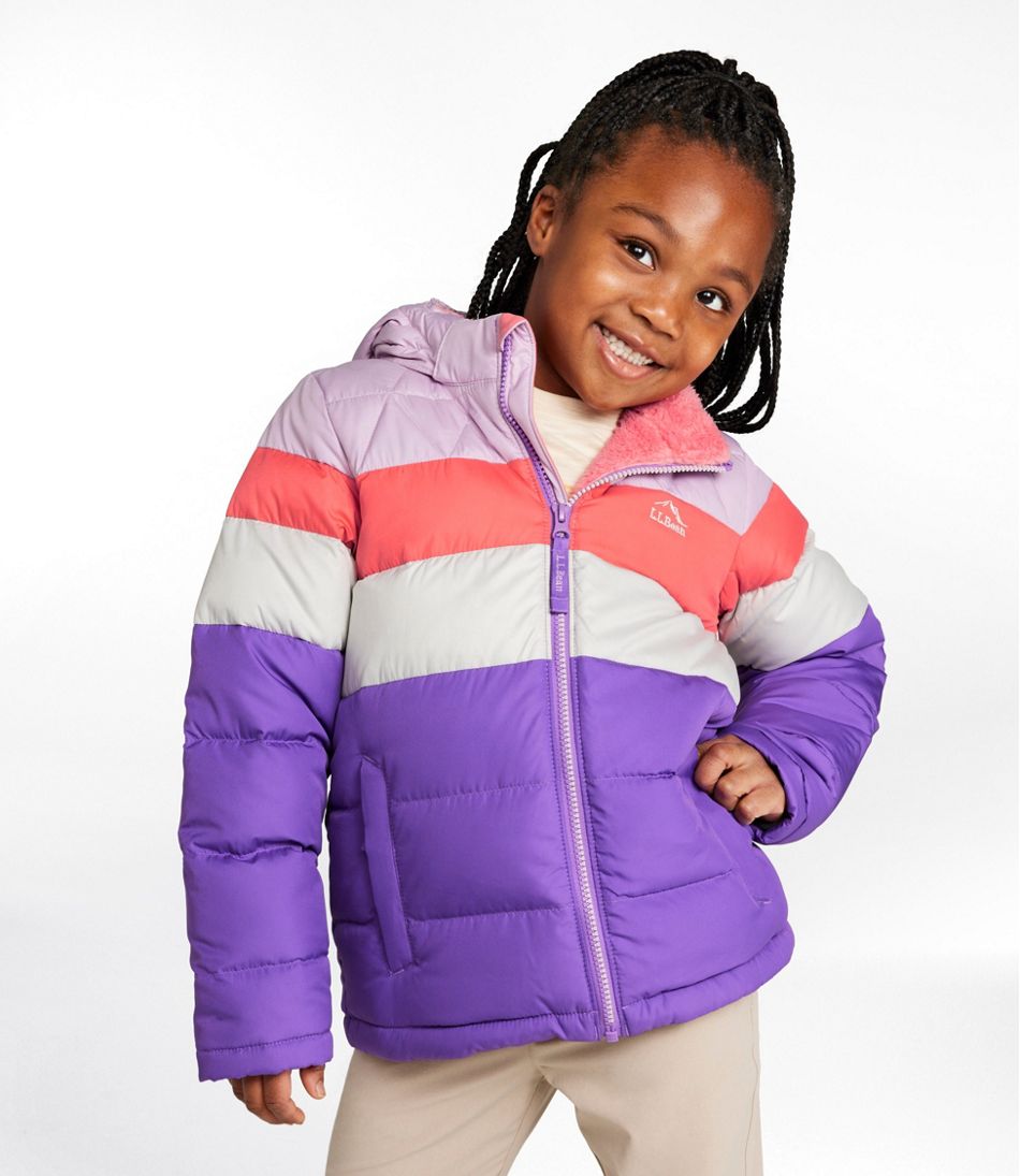 Kids' Bean's Down Jacket, Colorblock - L.L.Bean Top Pick