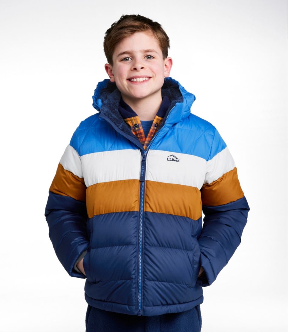 Kids' Bean's Down Jacket, Colorblock - L.L.Bean Top Pick