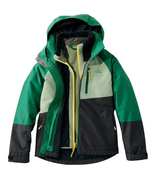 Kids' Fleece-Lined 3-in-1 Jacket - L.L.Bean Popular
