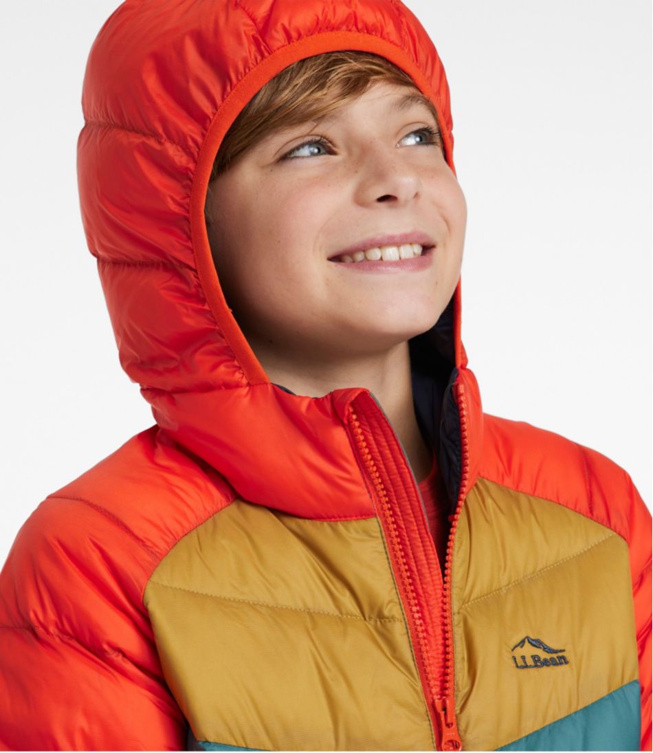 Kids' Ultralight 650 Down Jacket, Colorblock - L.L.Bean Latest