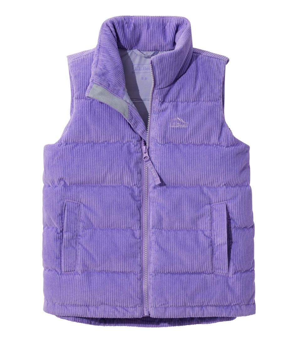 Kids' Bean's Down Corduroy Vest - L.L.Bean Featured