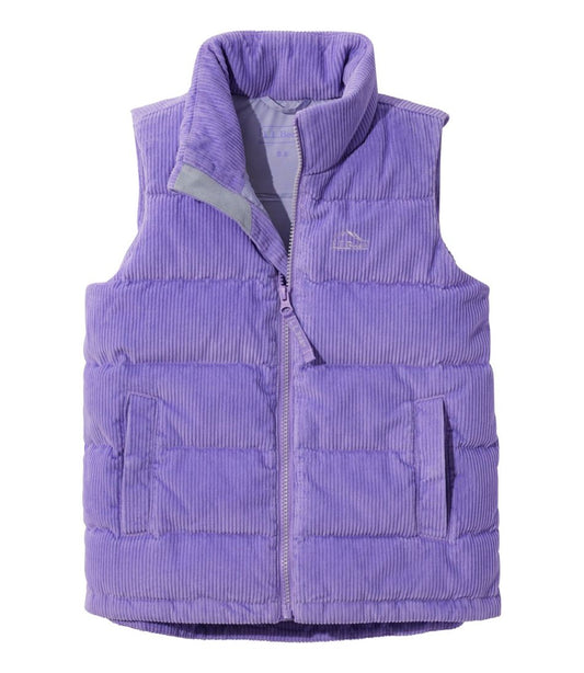 Kids' Bean's Down Corduroy Vest - L.L.Bean Featured