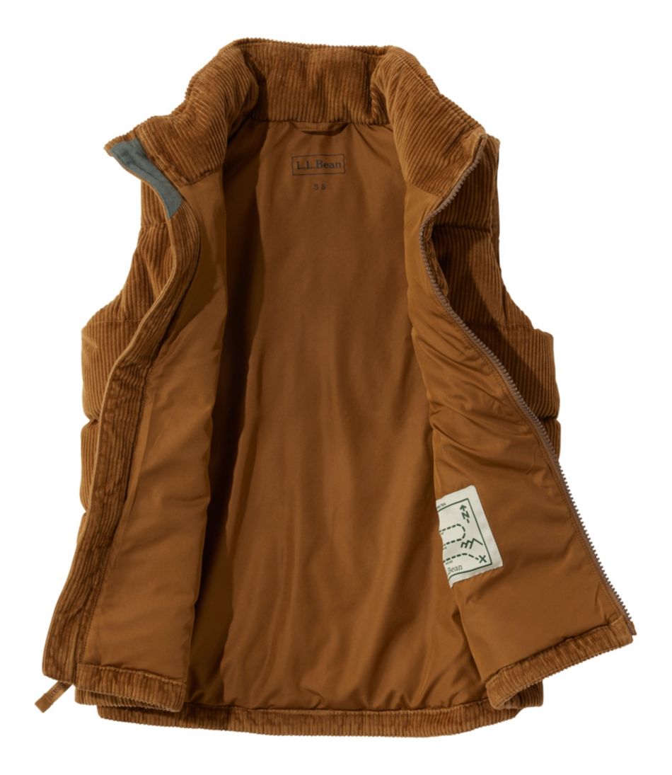 Kids' Bean's Down Corduroy Vest - L.L.Bean Featured
