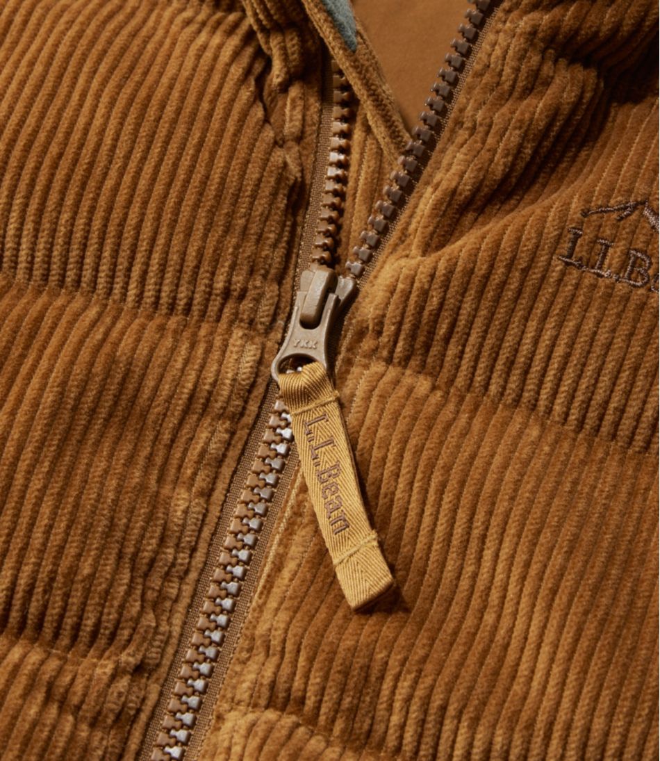 Kids' Bean's Down Corduroy Vest - L.L.Bean Featured