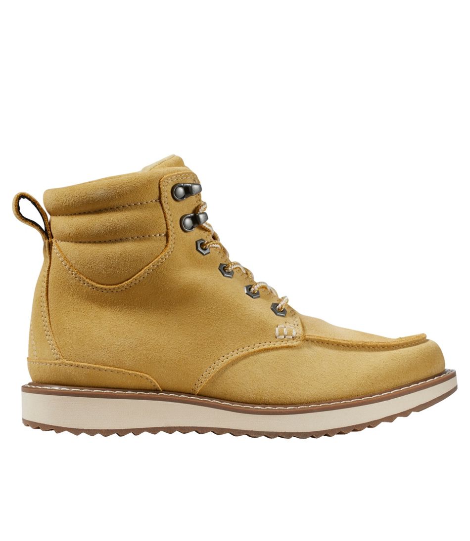 Women's Stonington Boots, Suede Moc-Toe - L.L.Bean New