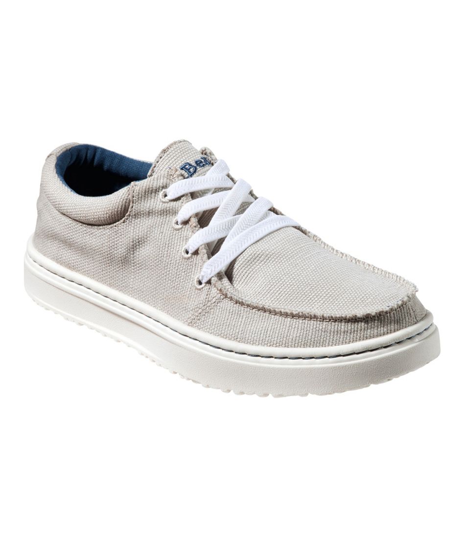 Women's Higgins Beach 4-Eye Lace-Up Shoes, Canvas - L.L.Bean Customer Favorite