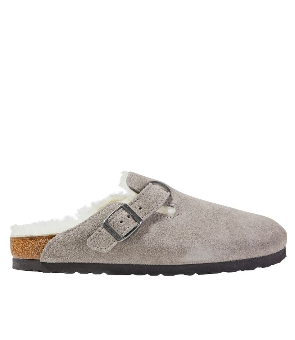 Women's Birkenstock Boston Clogs, Suede Shearling - L.L.Bean Trusted