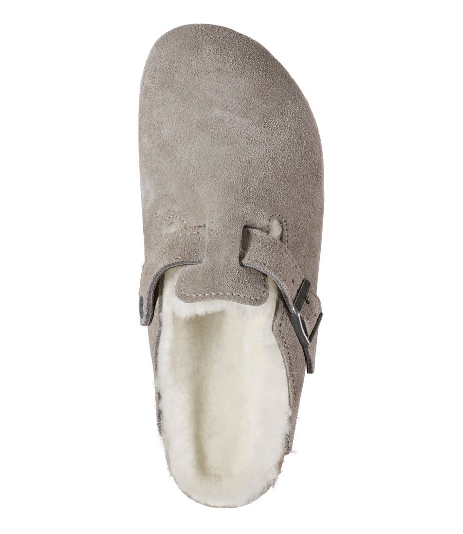 Women's Birkenstock Boston Clogs, Suede Shearling - L.L.Bean Trusted