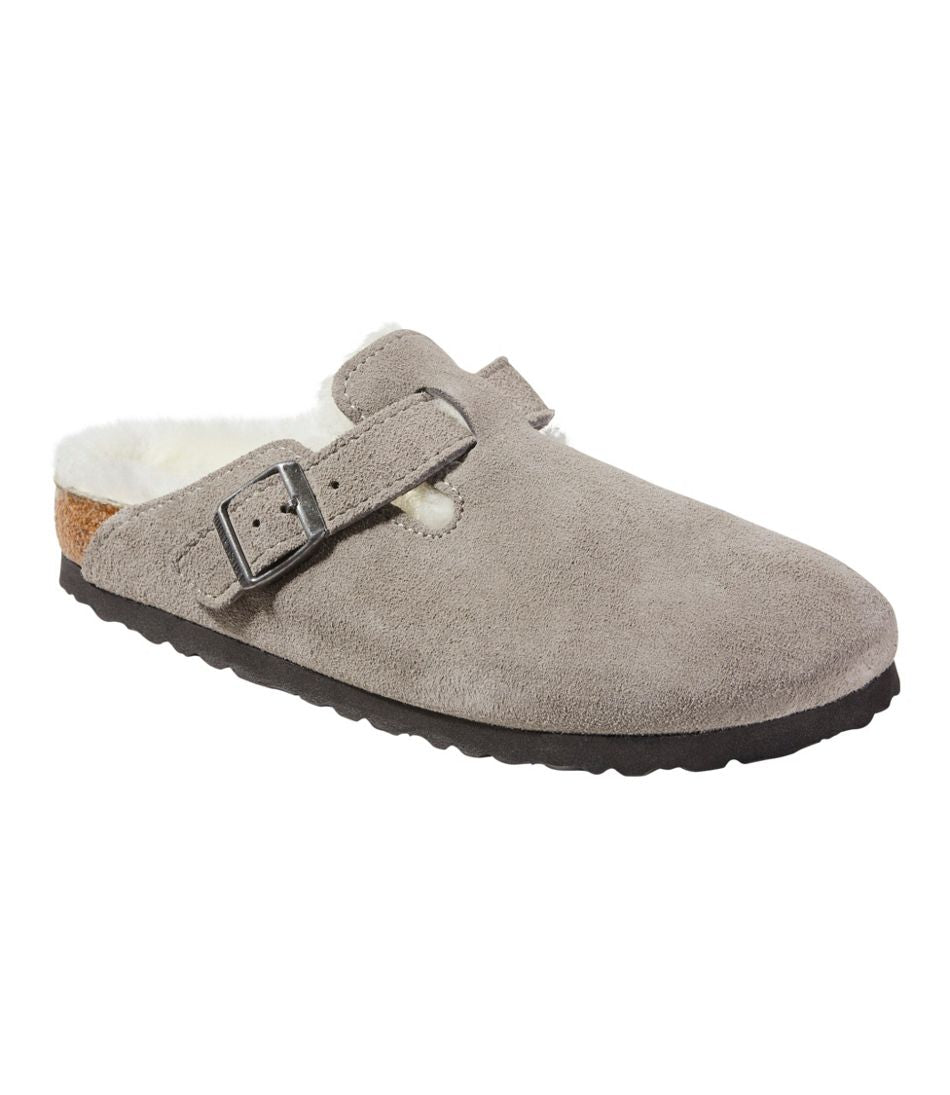 Women's Birkenstock Boston Clogs, Suede Shearling - L.L.Bean Trusted