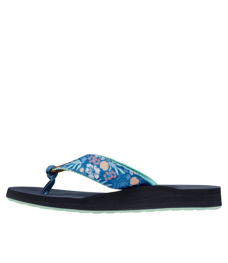 Women's Maine Isle Flip-Flops, Woven Print - L.L.Bean Popular