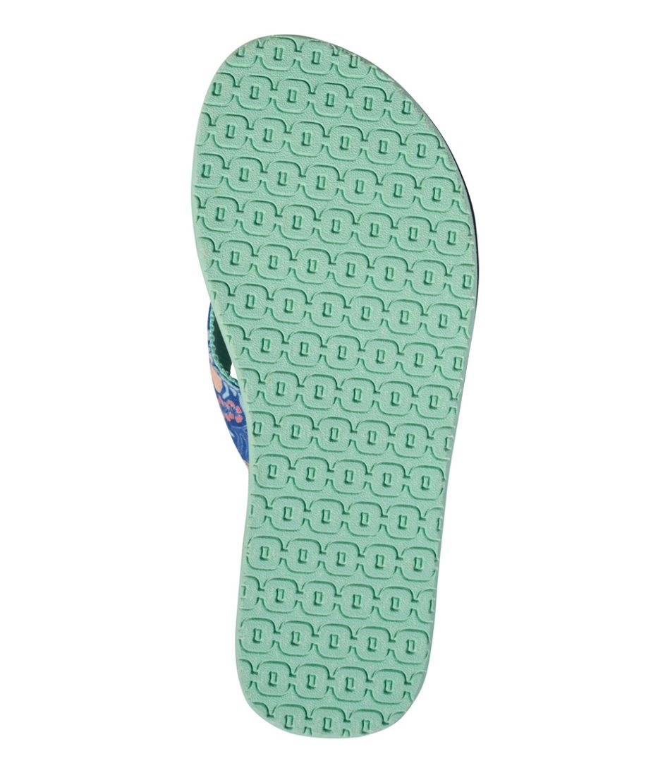 Women's Maine Isle Flip-Flops, Woven Print - L.L.Bean Popular
