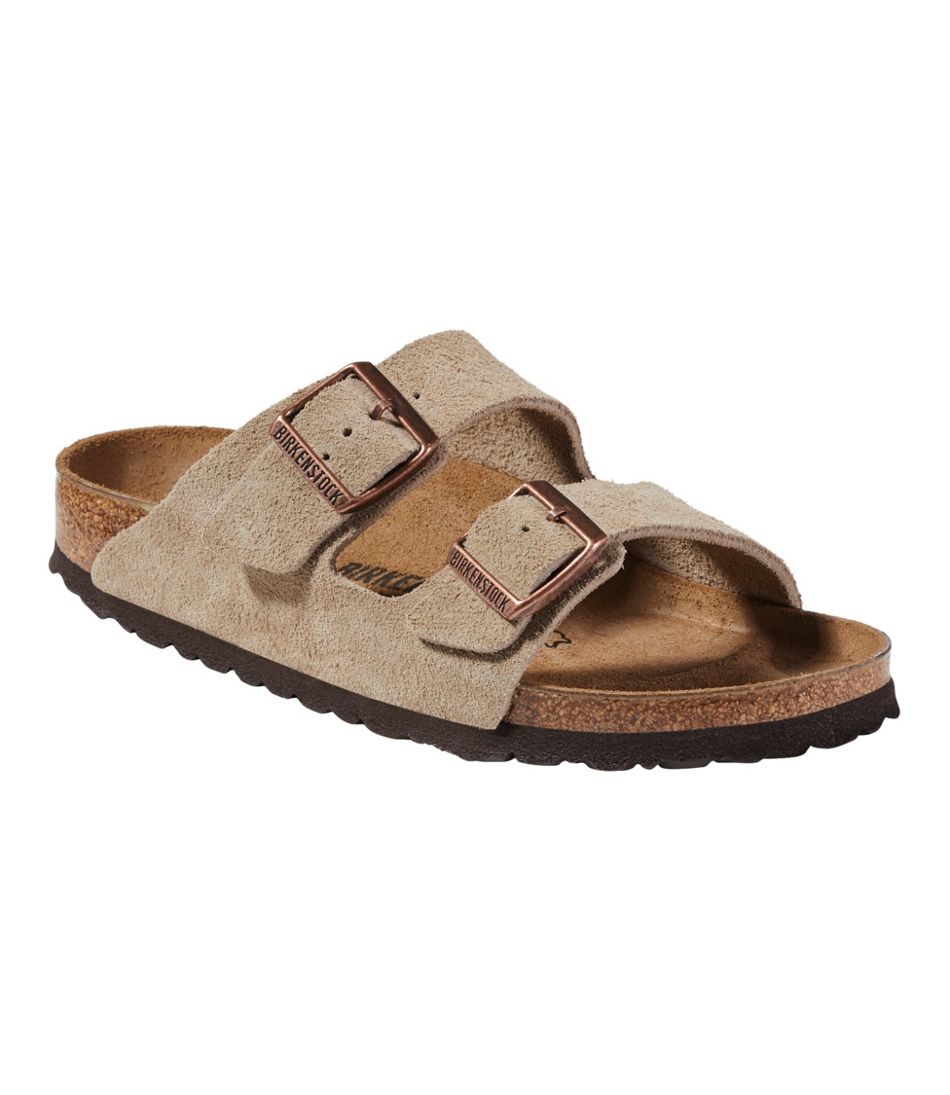 Women's Birkenstock Arizona Sandals, Suede, Classic Footbed - L.L.Bean Exclusive