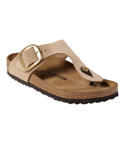 Women's Birkenstock Big Buckle Gizeh Sandals, Nubuck - L.L.Bean Featured