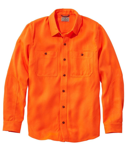 Men's Double L Field Shirt, Hunter Orange - L.L.Bean New
