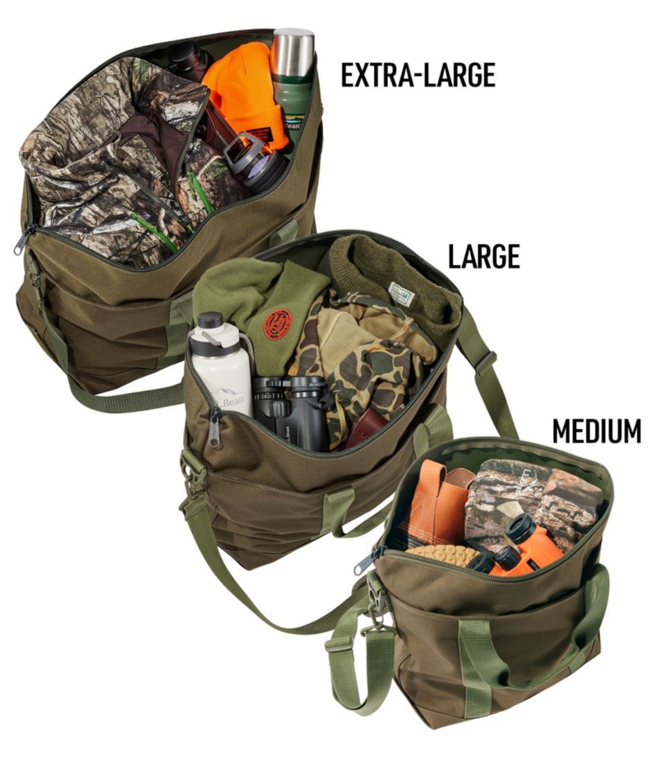 Zip Hunter's Tote Bag With Strap - L.L.Bean Customer Favorite